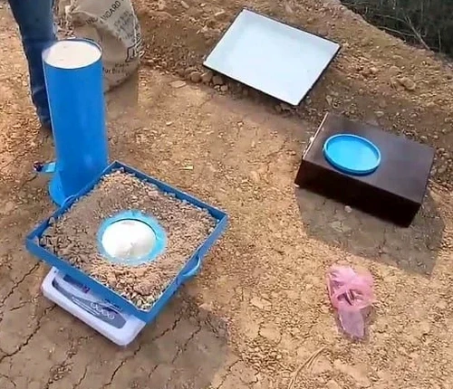 Densidad de Campo con Cono de Arena en Concepción